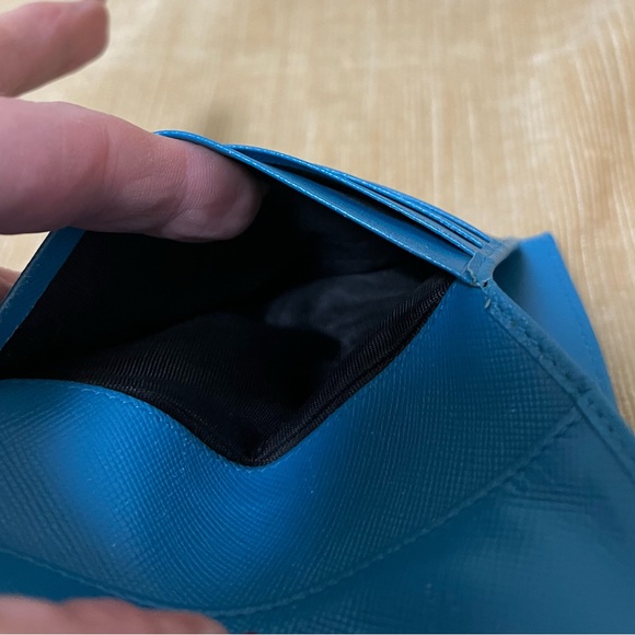 PRADA AUTHENTICATED VINTAGE NYLON & LEATHER BIFOLD WALLET. UGC. - Picture 9 of 15